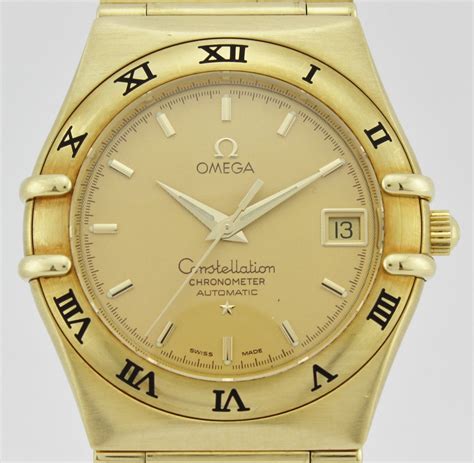 chrono24 omega constellation gold